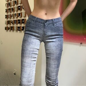 Mother Printed Skinny Jeans